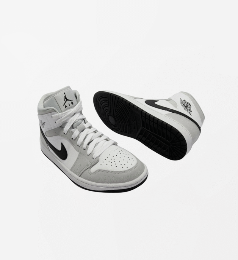 Air Jordan 1 Mid Light Smoke Grey