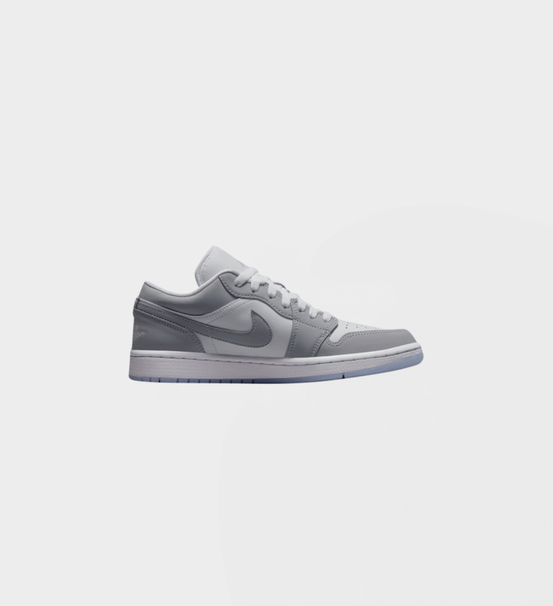 Air Jordan 1 Low WMNS White Wolf Grey Aluminum