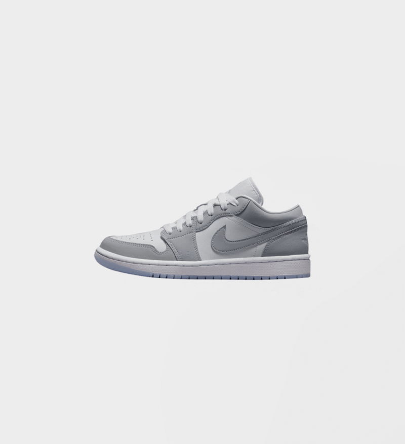 Air Jordan 1 Low WMNS White Wolf Grey Aluminum