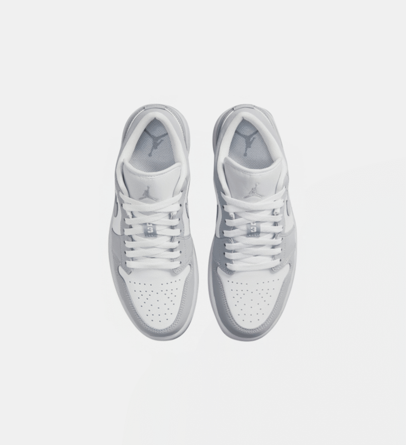 Air Jordan 1 Low WMNS White Wolf Grey Aluminum