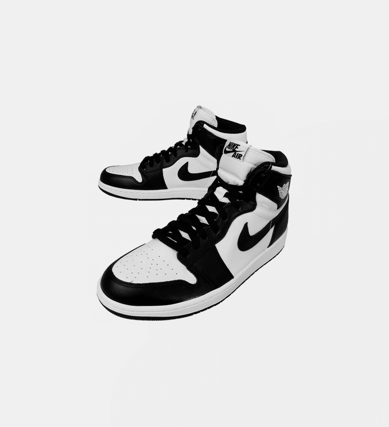jordan sneakers black and white