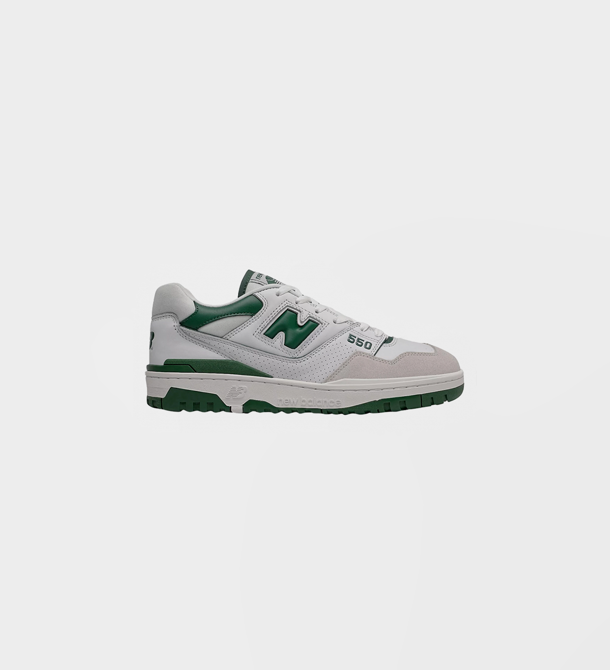 ipad new balance 550 white green 4