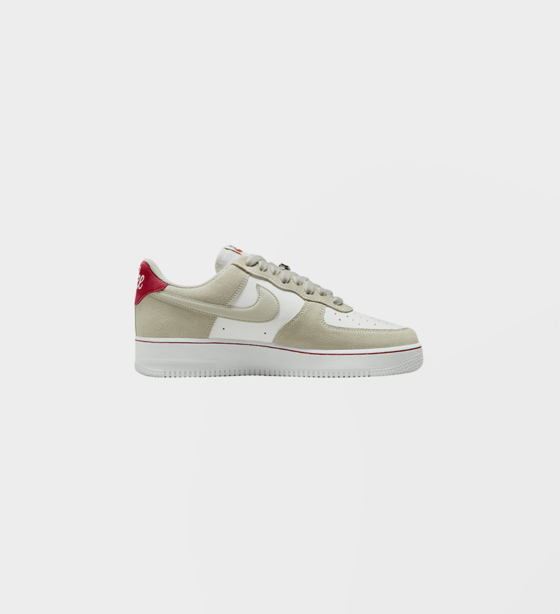Nike Air Force 1 Low First Use Light Sail Red