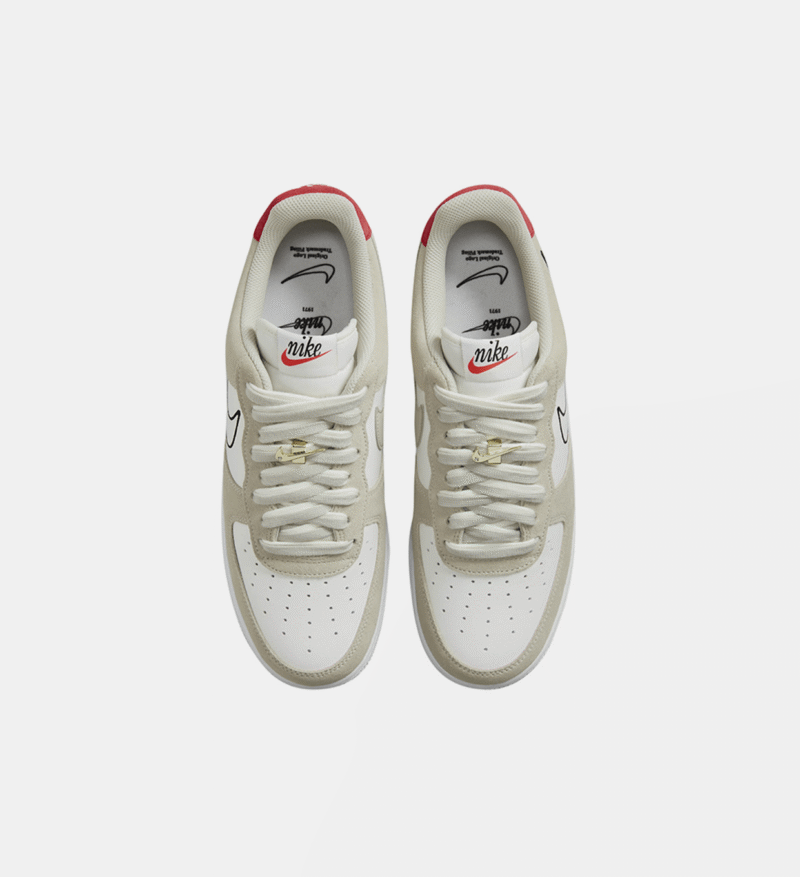 Nike Air Force 1 Low First Use Light Sail Red