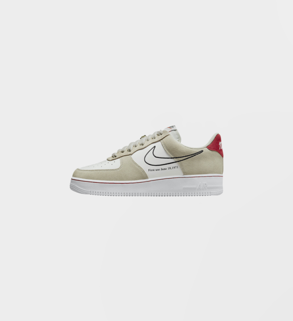ipad nike air force 1 low first use light sail red 4
