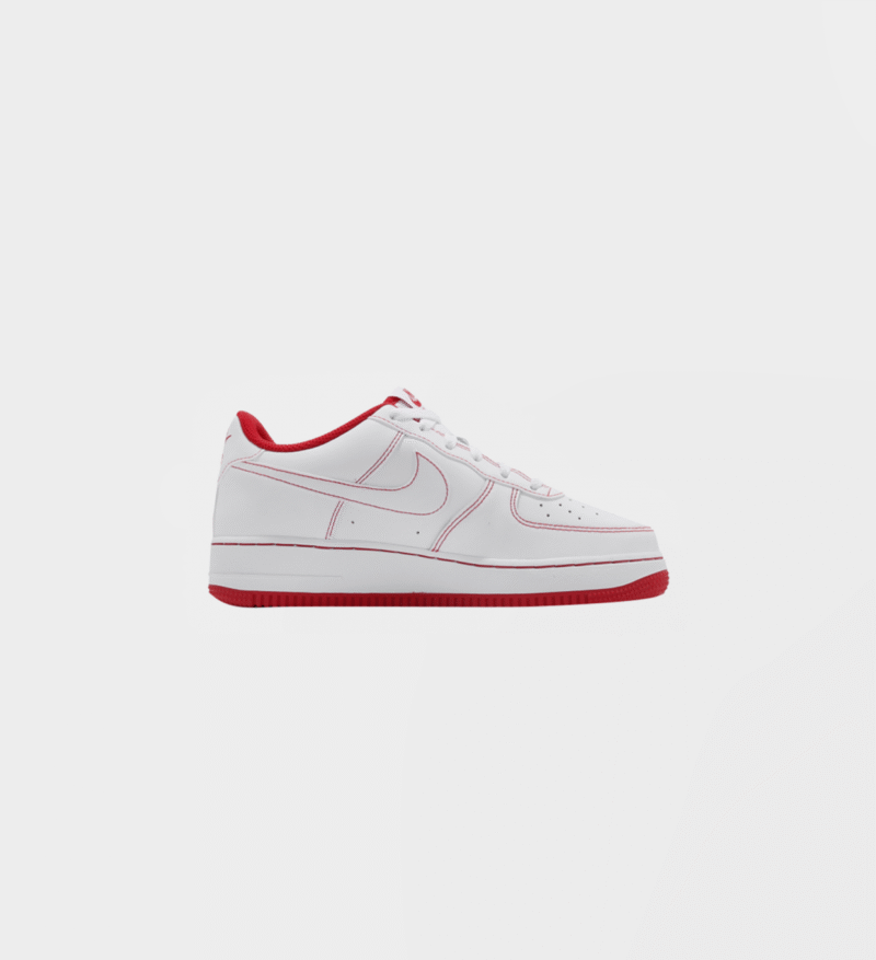 Nike Air Force 1 Low GS White University Red