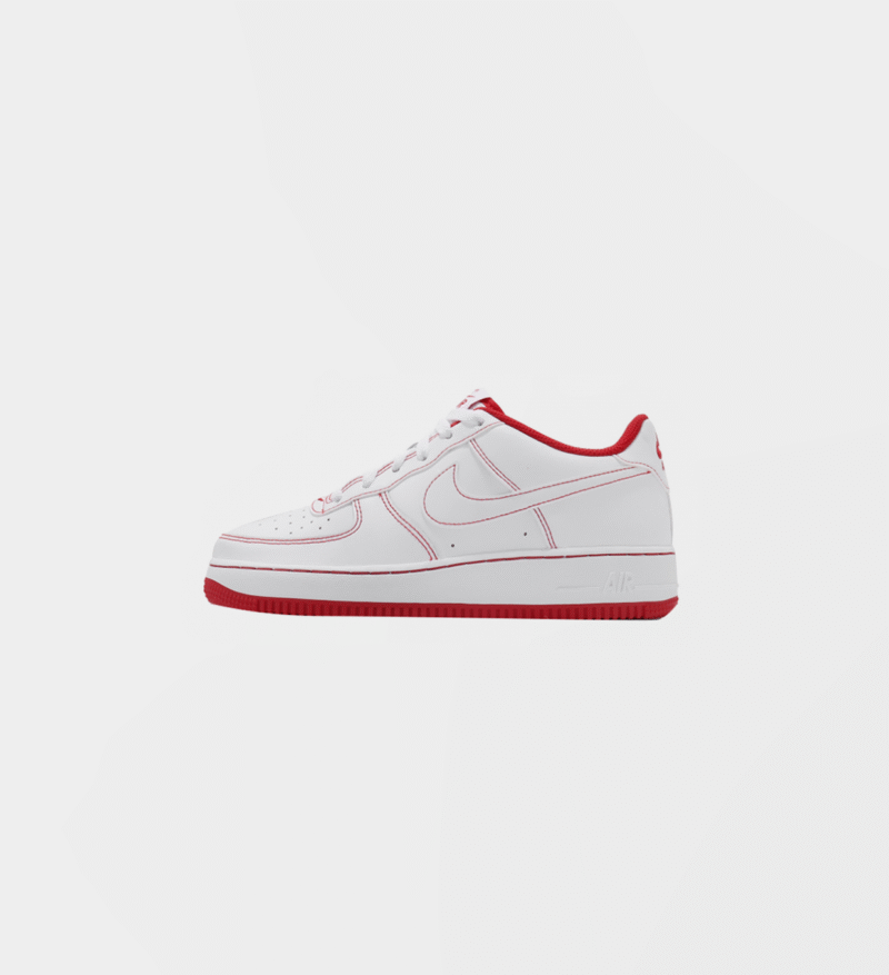 Nike Air Force 1 Low GS White University Red