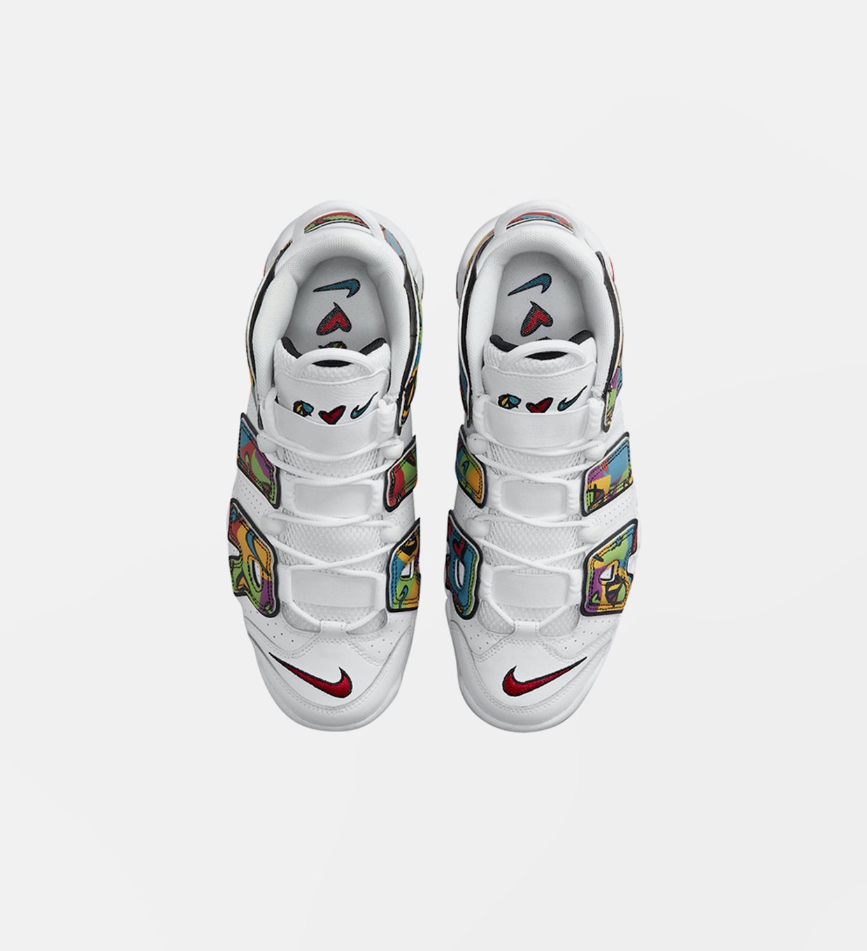 Nike Air More Uptempo Peace, Love, Swoosh | Cherry Kicks