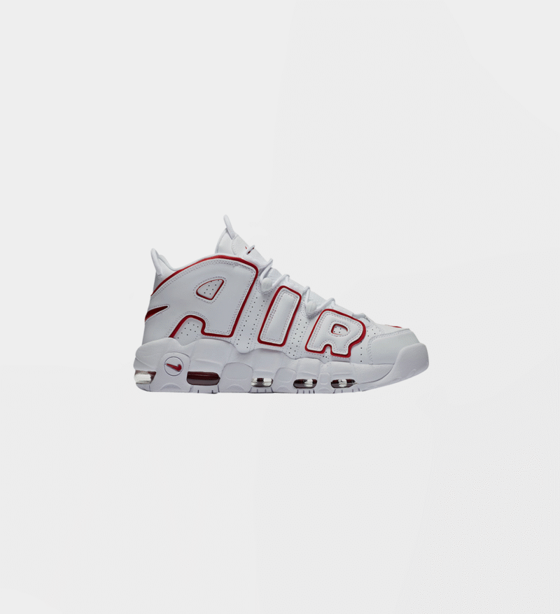 Nike Air More Uptempo White Varsity Red