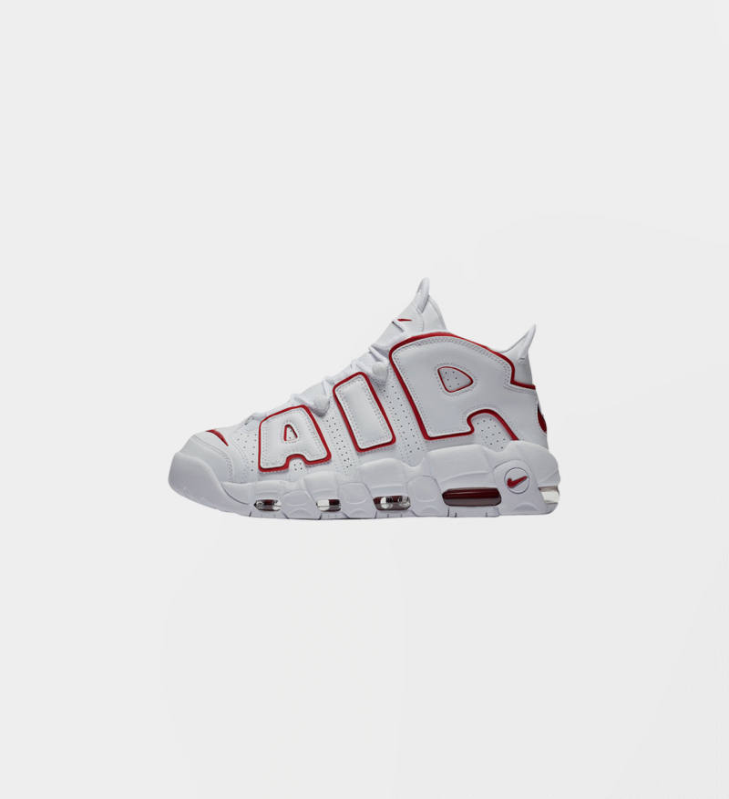 Nike Air More Uptempo White Varsity Red