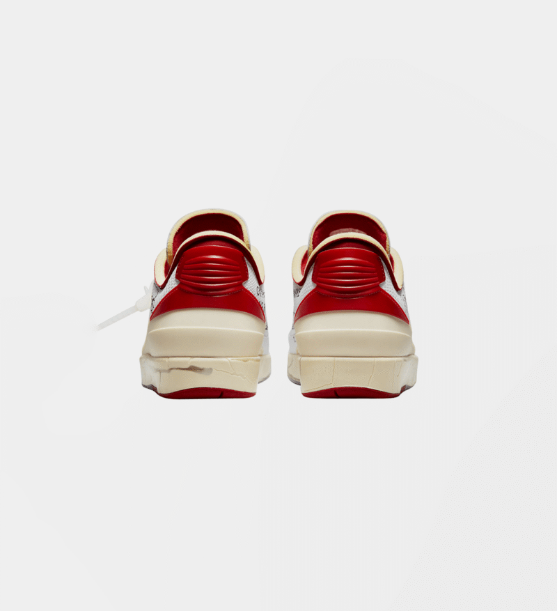 Off-White X Air Jordan 2 Low White Varsity Red