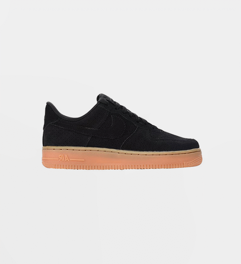 Air Force 1 Low Black Suede