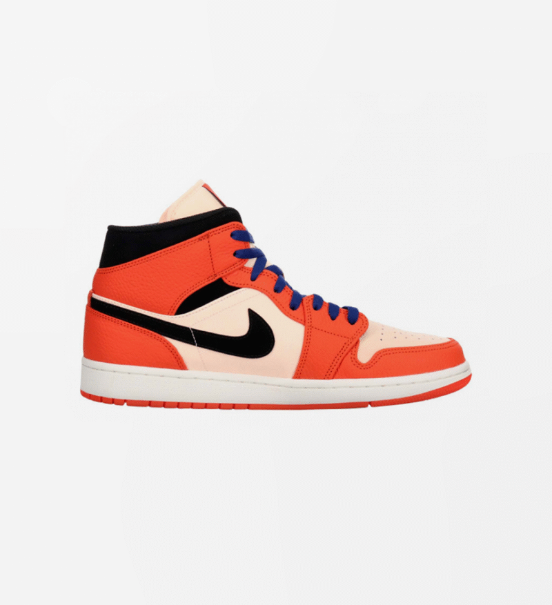 Air Jordan 1 Mid SE Team Orange Black