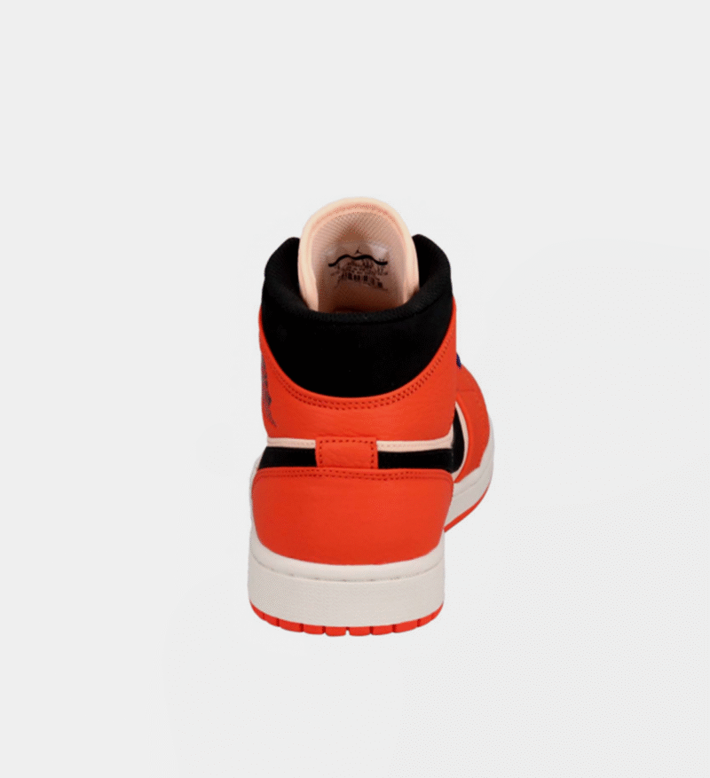 Air Jordan 1 Mid SE Team Orange Black
