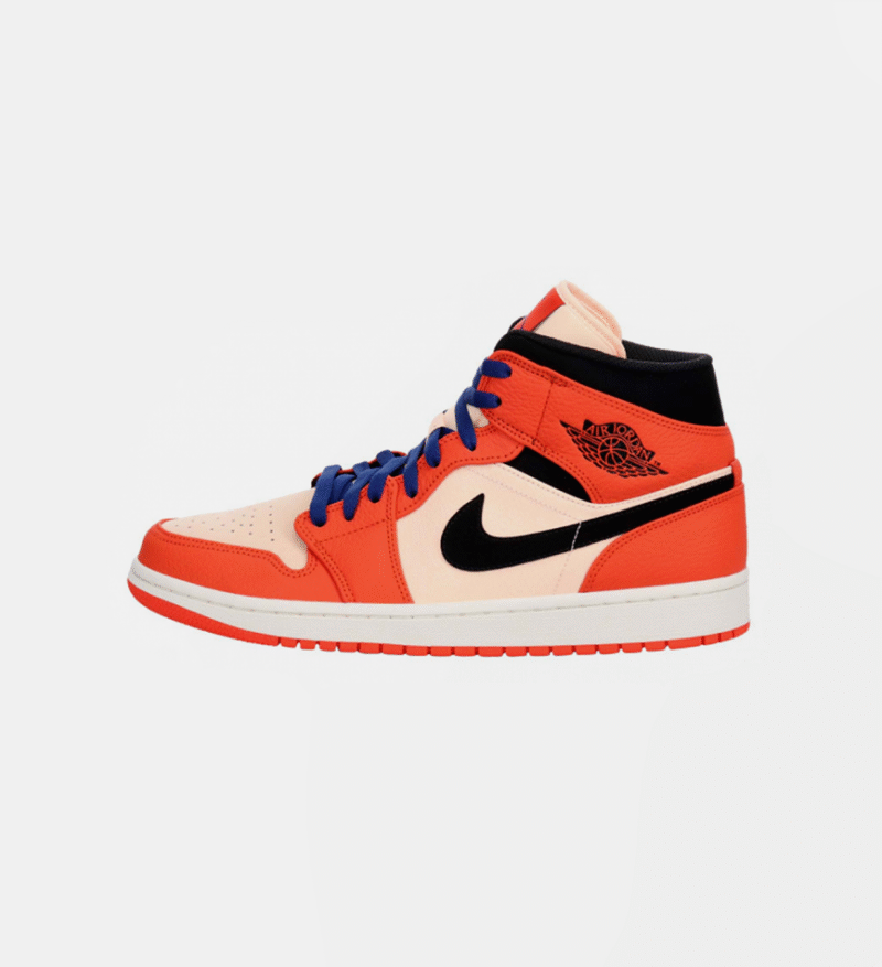Air Jordan 1 Mid SE Team Orange Black