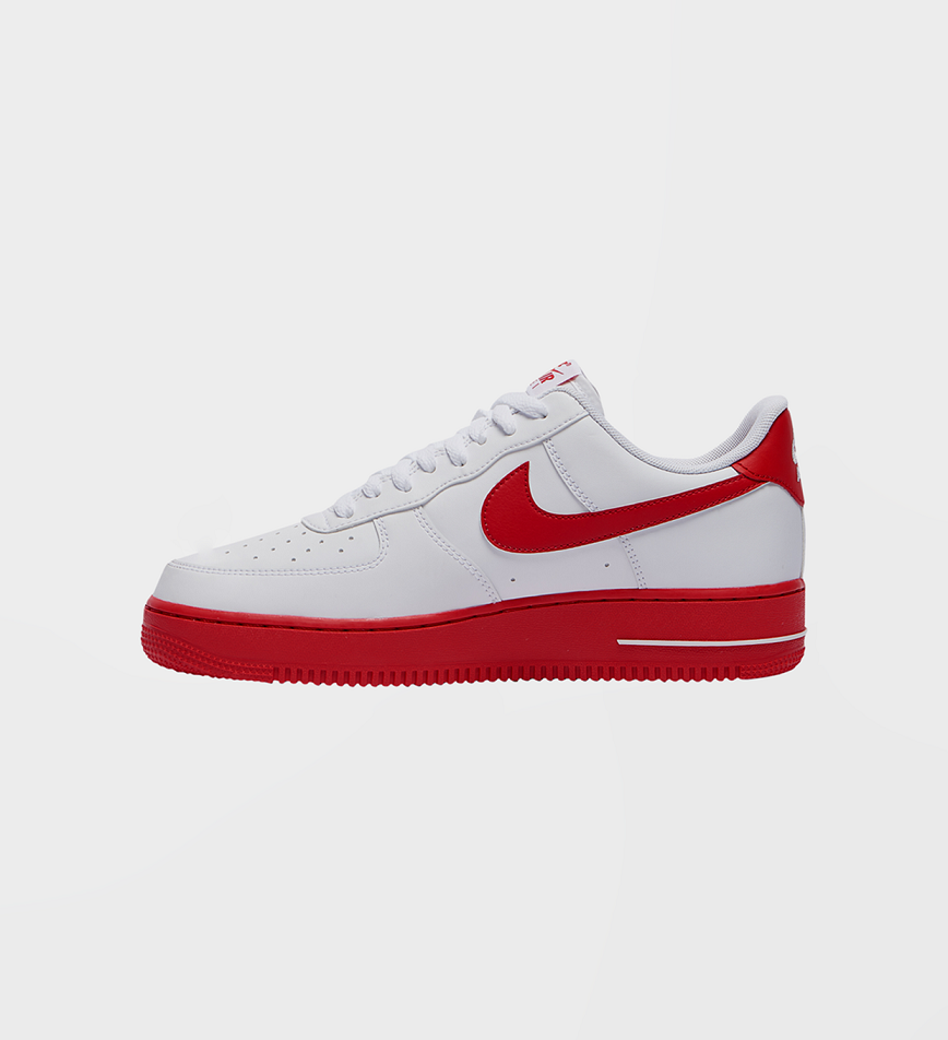 nike air force 1 low white university red