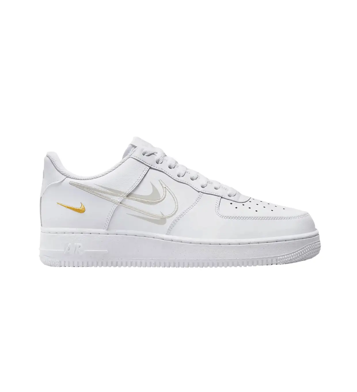 Nike Air Force 1 07 Multi Swoosh - White Solar Flare | Cherry Kicks